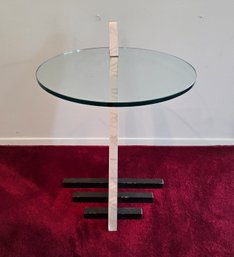(BV10) Vintage 1988 Roche Bobois Victoire Console Table Designed By Maurice Barilone