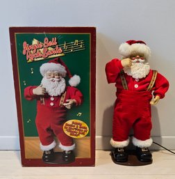 (BV43) 1998 1st Edition Jingle Bell Rock Santa By Christmas Fantasy LTD Is (Tested)