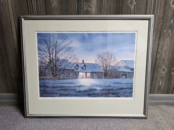 (1) Vintage Artist Signed Limited Edition Lithograph #59/241 By James Holute