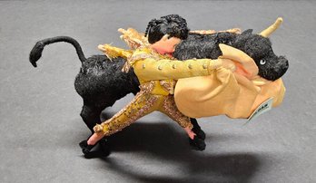 (70) Vintage Spanish Bullfighter ('torero') Figurine Set From Roldan Of Barcelona.