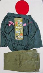 (D42) Vintage Likely 1970s Northport Troup (8) Boy Scouts Uniform