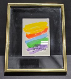 (M53) Vintage Original Pencil Signed Serigraph By Artist Sister Mary Corita Kent