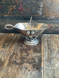 (MS02) Gorgeous Georg Jensen Danish Denmark Sterling Silver Sugar Bowl & Spoon