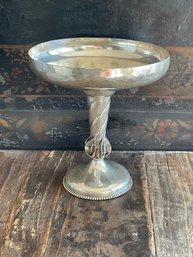 (MS03) Beautiful DeMatteo Studios Sterling Silver Tazza/Footed Bowl 12.11 Troy Oz