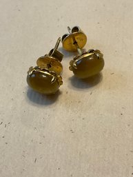 (H015) 14 Kt Gold Earrings - 2.2 Dwt