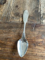 (MRS6) Vintage J.W. King Pure Coin Silver .900 Silver Spoon - .44 Troy Oz