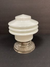 (GN17) Art Deco Skyscraper Style Glass Shade Ceiling Light Fixture