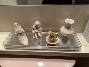 Vintage Vanity Tray & Trinkets