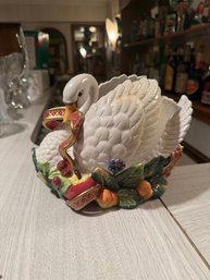 Fitz & Floyd Swan Statue