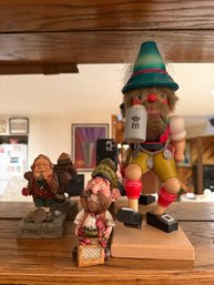 Vintage German Nutcracker And Statues