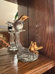 Glass Bird Statue