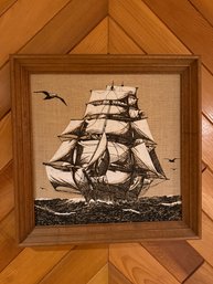 Nautical Art Framed - Ship