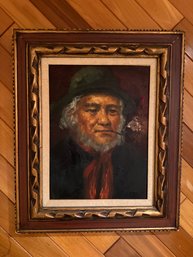 Original Framed Art- Possible Oil On Canvas- Signed