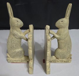 Pair Of HomArt Bunny Bookends