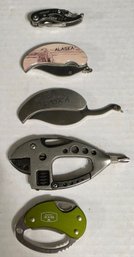 Various Types Of Compact Folding Multitools & Pocket Knives