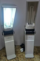 OttLite Foldable Portable Task Lamps, Both Work. Model OTL13TCG