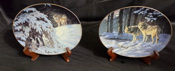 2 Collectors Plates From Wild Wings