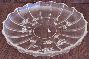 Clear Glass Platter