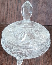 Clear Glass Candy Dish
