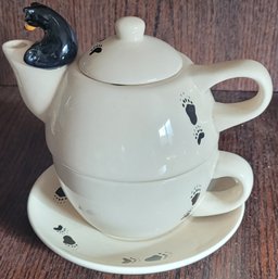 Big Sky Manhattan Bearfoots Tea Pot Set