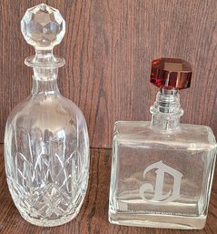 2 Different Decanters