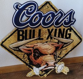 Coors Tin Sign