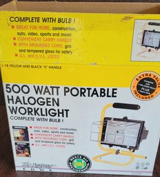 500 Watt Portable Halogen Worklight