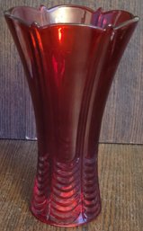 Ruby Red Vase