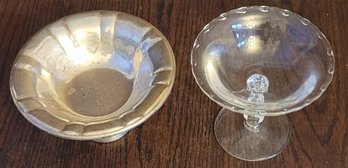 2 Different Candy/nut Dishes