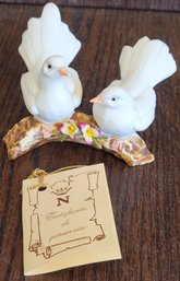 Nuova Capodimonte 2 White Doves On Branch