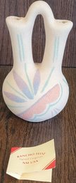 Native American Wedding Vase Sand Painting