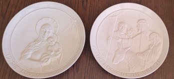 2 Frankoma Collector Plates