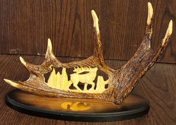 Hand Carved Deer Antler