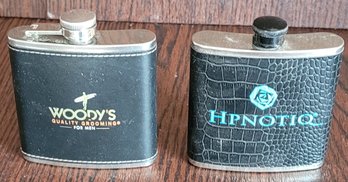 2 Stainless Steel Flasks