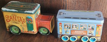 2 Vintage Tins