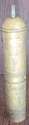 Vintage Made In Greece Brass Herb & Spice Grinder