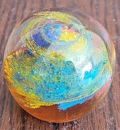 Round Glass Orb Paperweight