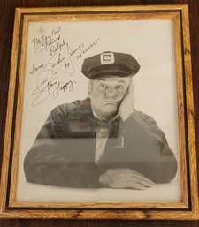 Framed Gordon Jump Picture