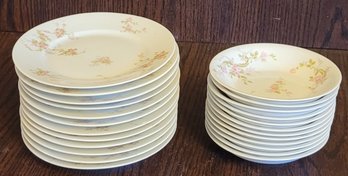 Vintage Theodore Haviland Limoges Bread Plates And Berry Bowls