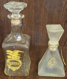 2 Different Decanters