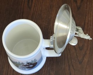 Longton Crown Beer Stein Tankard Timber Wolf Lord Of The Wilderness Collection