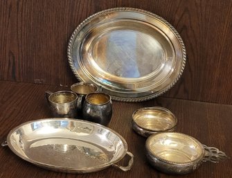 Silver Plated Lot And One That Shows Fisher Sterling