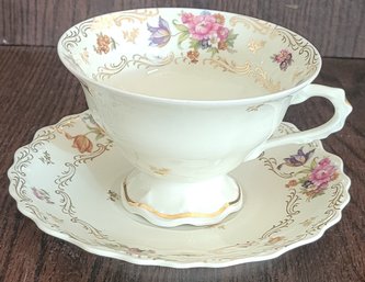 Vintage Collectable Limoges France Tea Cup & Saucer