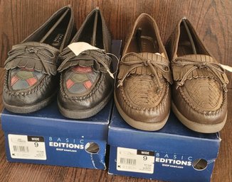 Basic Editions Women's Wide Loafers