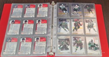 Binder Of Different Hockey Collector Cards