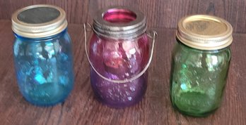 Colored Pint Jars
