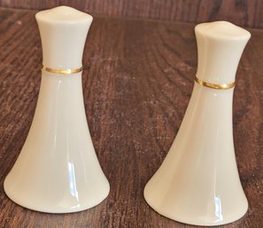 Lenox Gold Trimmed Salt & Pepper Shakers