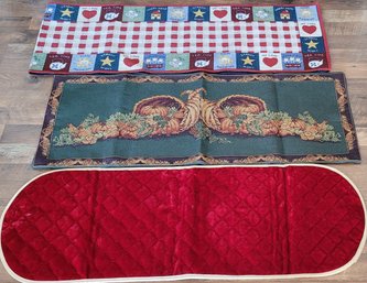 3 Different Table Runners