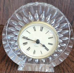 Crystal Desk Clock From Germany