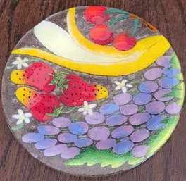 William Mcgrath Art Glass Fruit Design